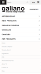 Mobile Screenshot of galianoislandsoapworks.com