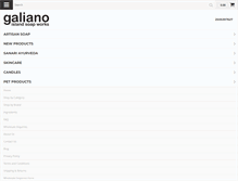 Tablet Screenshot of galianoislandsoapworks.com